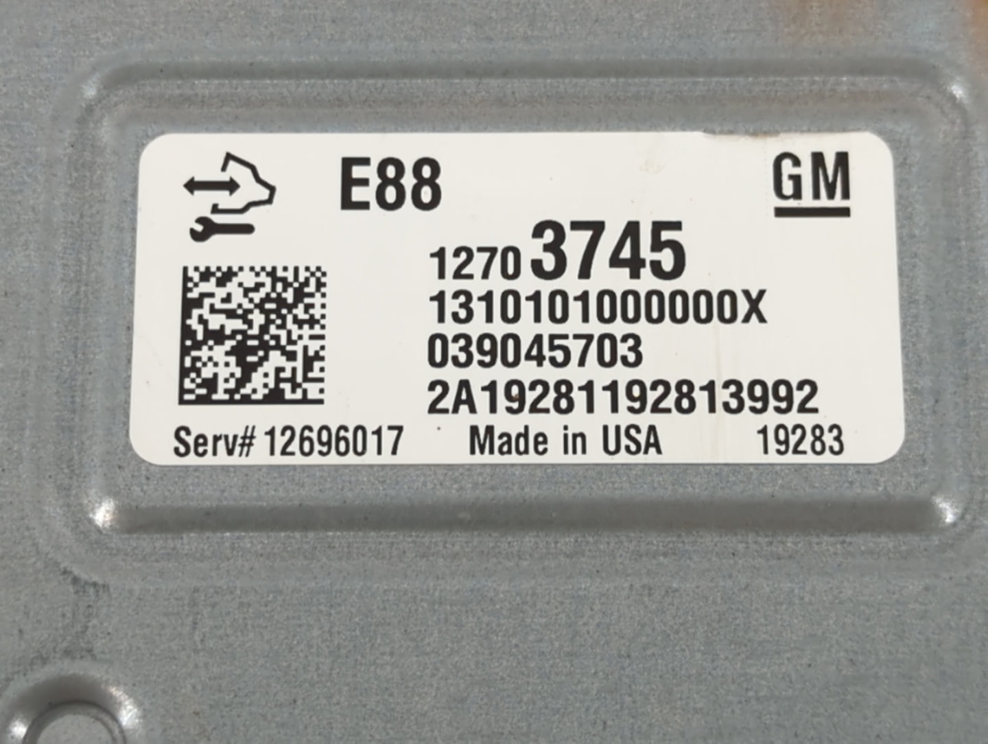 2020-2021 Chevrolet Malibu PCM Engine Control Computer ECU ECM PCU OEM P/N:12703745 Fits Fits 2020 2021 2022 OEM Used Auto P