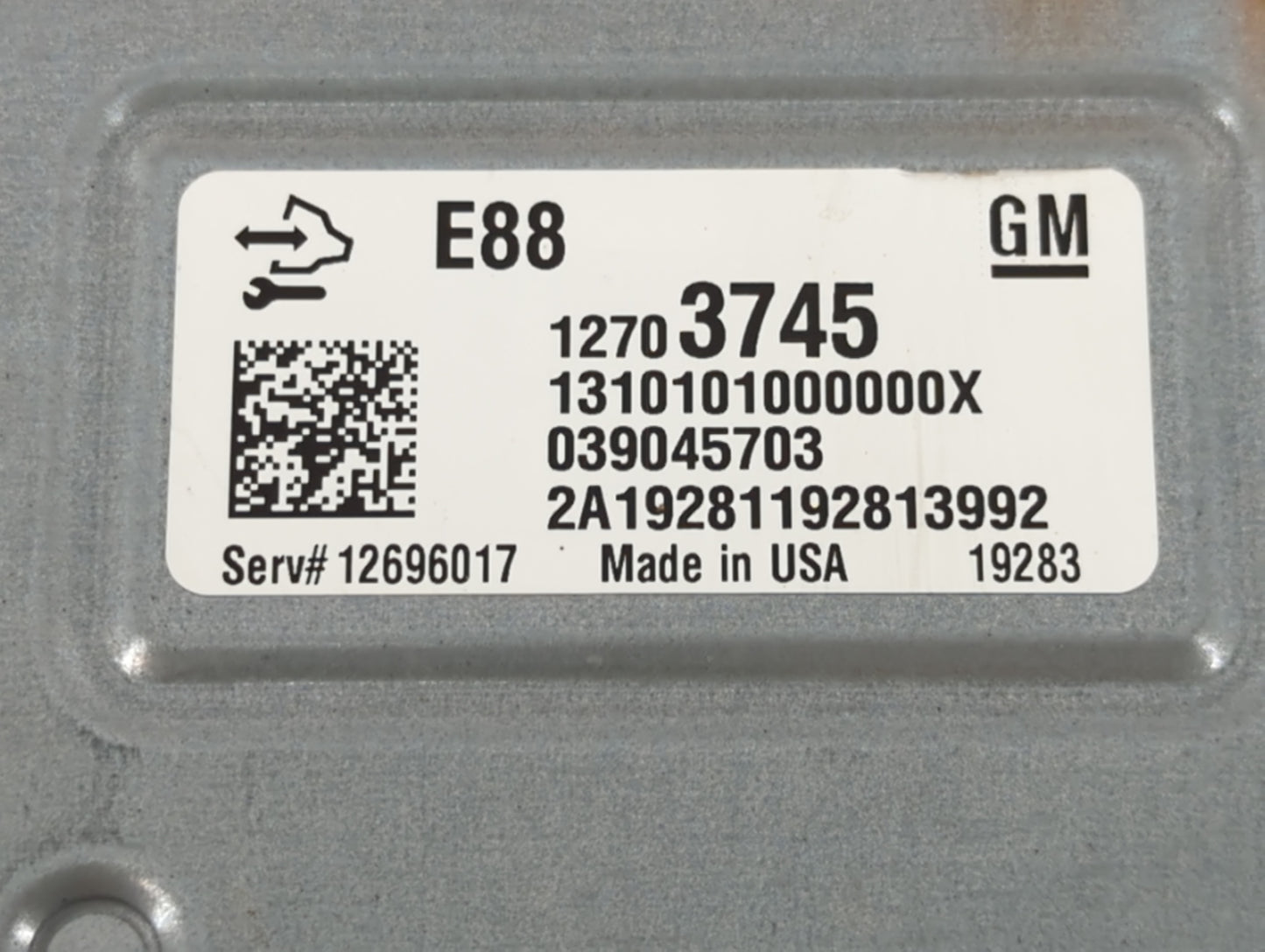 2020-2021 Chevrolet Malibu PCM Engine Control Computer ECU ECM PCU OEM P/N:12703745 Fits Fits 2020 2021 2022 OEM Used Auto P