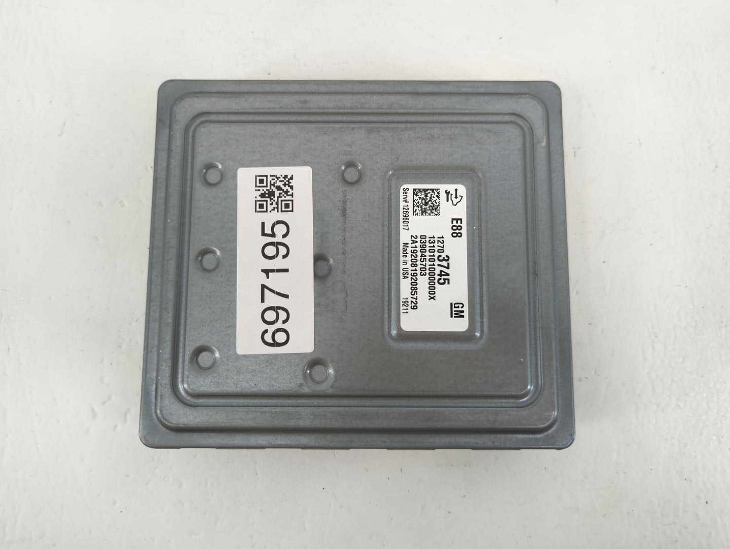 2020-2021 Chevrolet Malibu PCM Engine Control Computer ECU ECM PCU OEM P/N:12703745 Fits Fits 2020 2021 2022 OEM Used Auto P