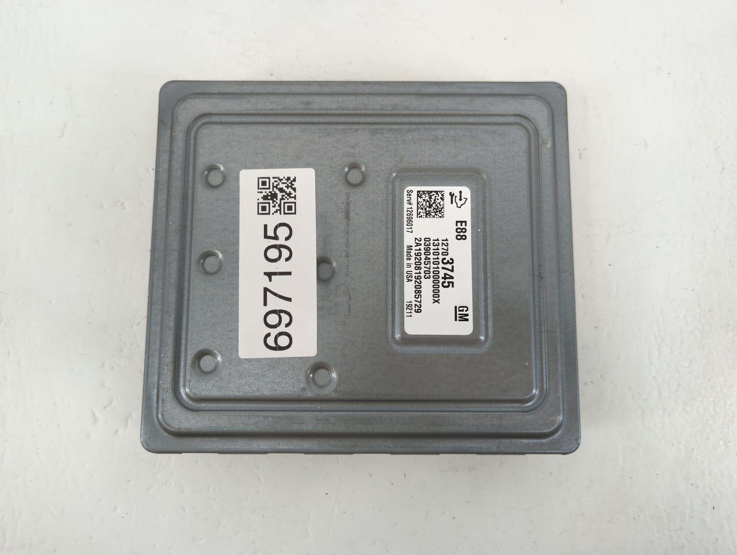 2020-2021 Chevrolet Malibu PCM Engine Control Computer ECU ECM PCU OEM P/N:12703745 Fits Fits 2020 2021 2022 OEM Used Auto P