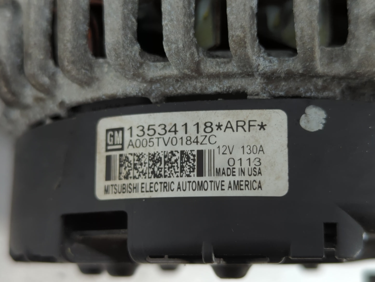 2019-2021 Chevrolet Malibu Alternator Replacement Generator Charging Assembly Engine OEM P/N:A005TV0184ZC 13534118 Fits OEM 