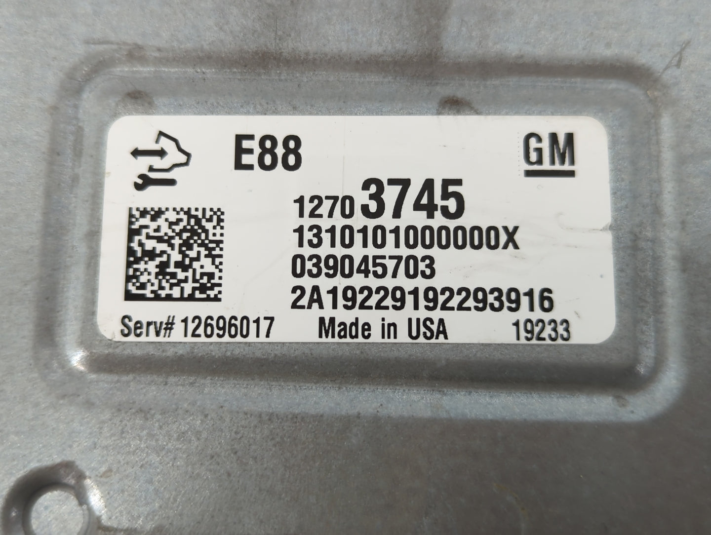 2020-2021 Chevrolet Malibu PCM Engine Control Computer ECU ECM PCU OEM P/N:12703745 Fits Fits 2020 2021 2022 OEM Used Auto P