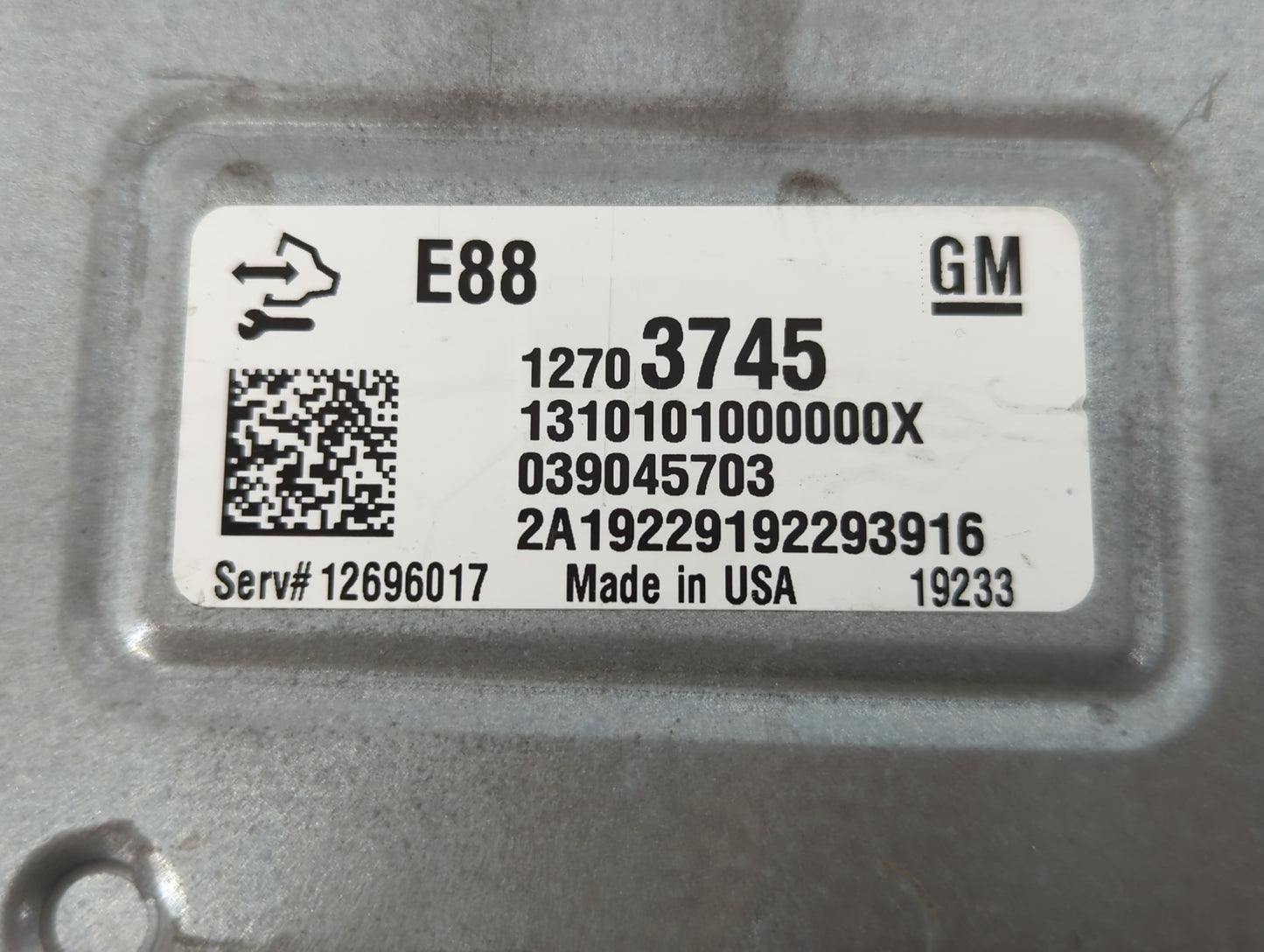 2020-2021 Chevrolet Malibu PCM Engine Control Computer ECU ECM PCU OEM P/N:12703745 Fits Fits 2020 2021 2022 OEM Used Auto P