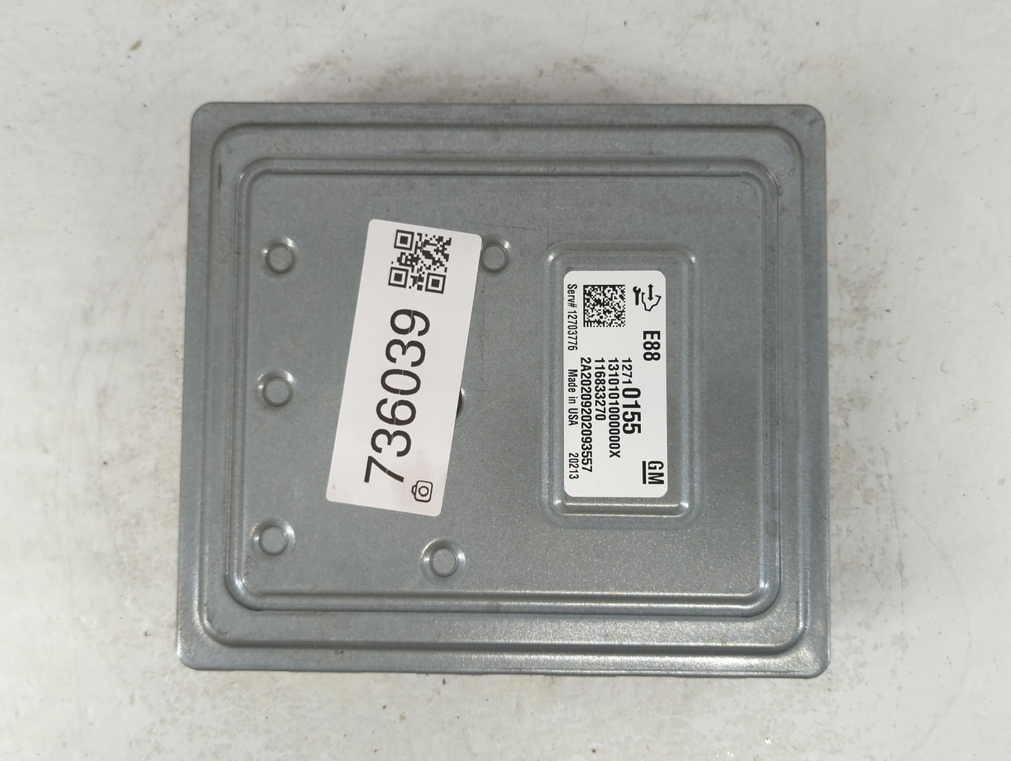 2020-2021 Chevrolet Malibu PCM Engine Control Computer ECU ECM PCU OEM P/N:12710155 Fits Fits 2020 2021 2022 OEM Used Auto P