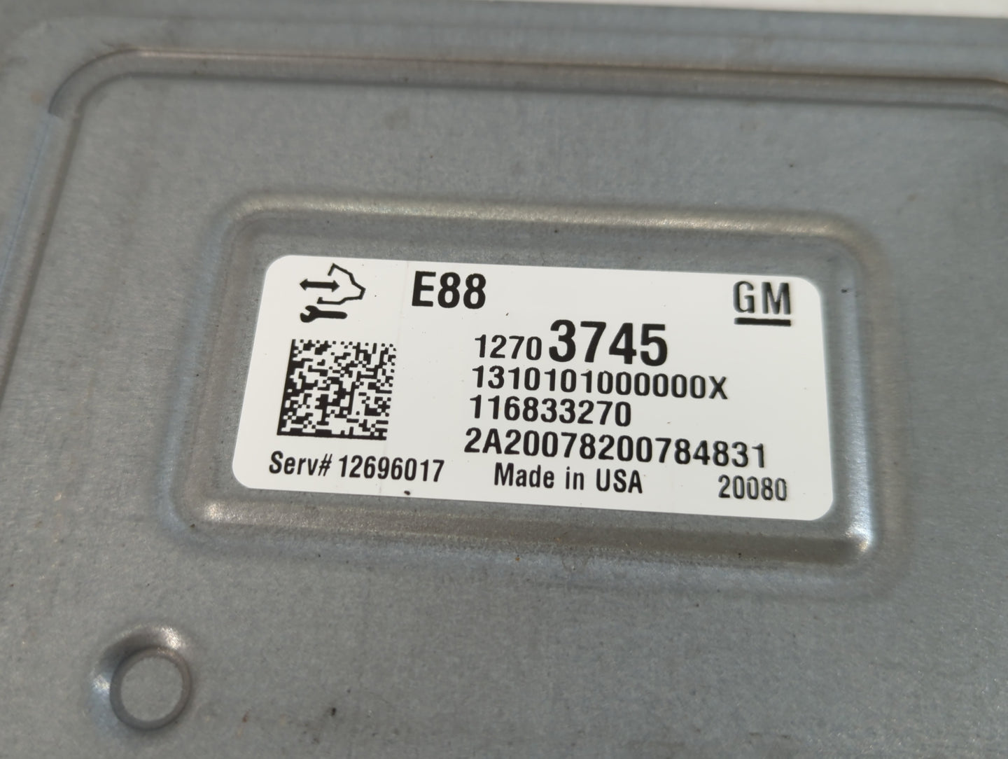 2020-2021 Chevrolet Malibu PCM Engine Control Computer ECU ECM PCU OEM P/N:12703745 Fits Fits 2020 2021 2022 OEM Used Auto P