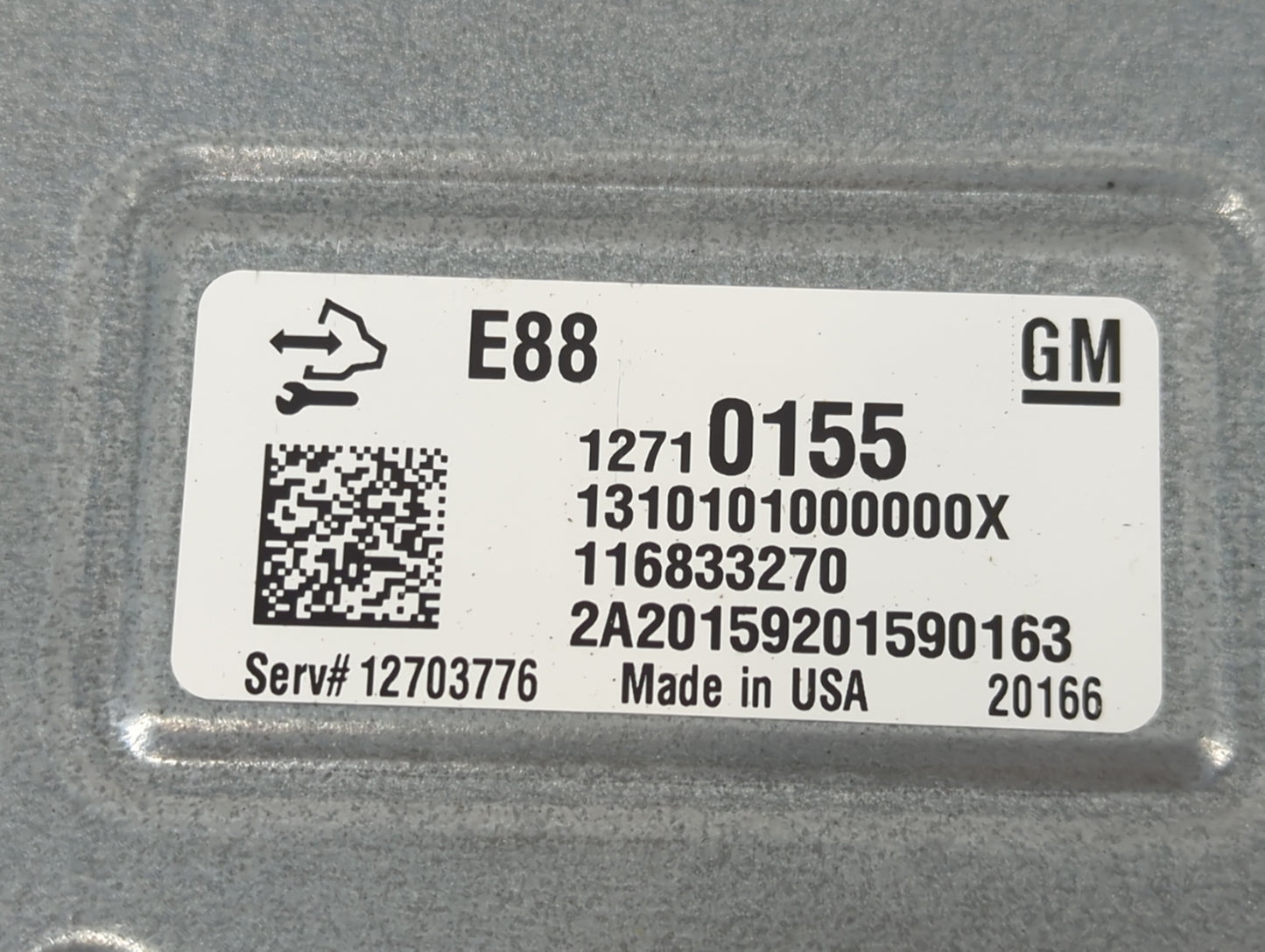 2017-2021 Chevrolet Malibu PCM Engine Control Computer ECU ECM PCU OEM P/N:12710155 Fits Fits 2017 2018 2019 2020 2021 2022 