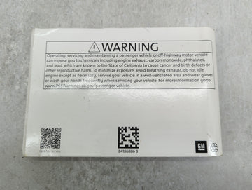 2020 Chevrolet Silverado Owners Manual Book Guide P/N:84186886B OEM Used Auto Parts - Oemusedautoparts1.com