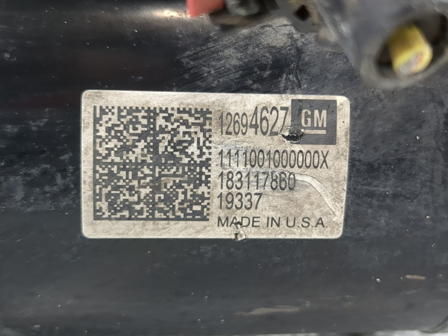 2019-2021 Chevrolet Silverado 1500 Car Starter Motor Solenoid OEM P/N:12694627 Fits Fits 2019 2020 2021 OEM Used Auto Parts 