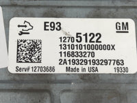 2019-2021 Chevrolet Silverado 1500 PCM Engine Control Computer ECU ECM PCU OEM P/N:12705122 Fits Fits 2019 2020 2021 2022 OE