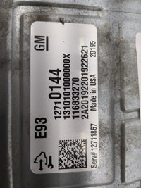 2019-2021 Chevrolet Silverado 1500 PCM Engine Control Computer ECU ECM PCU OEM P/N:12710144 13101010000000X Fits OEM Used Au