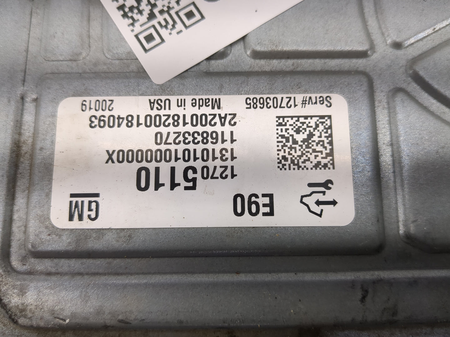2019-2021 Chevrolet Silverado 1500 PCM Engine Control Computer ECU ECM PCU OEM P/N:12705110 13101010000000X Fits OEM Used Au