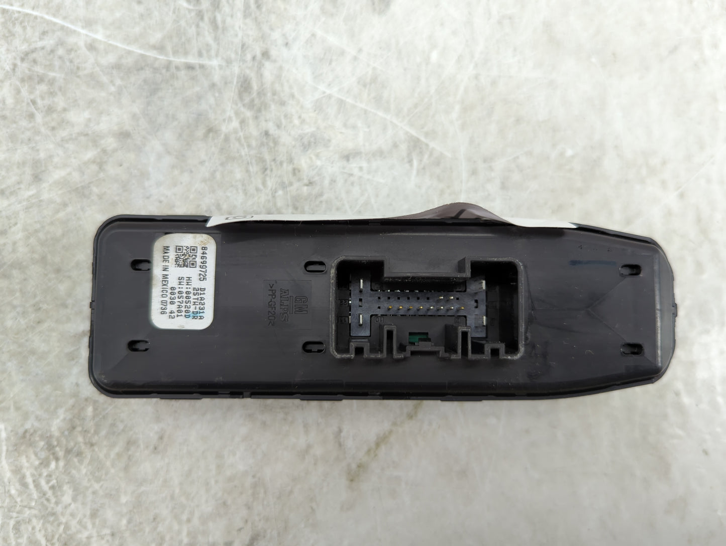 2019-2022 Chevrolet Silverado 1500 Master Power Window Switch Replacement Driver Side Left P/N:84699725 D1A231A Fits OEM Use