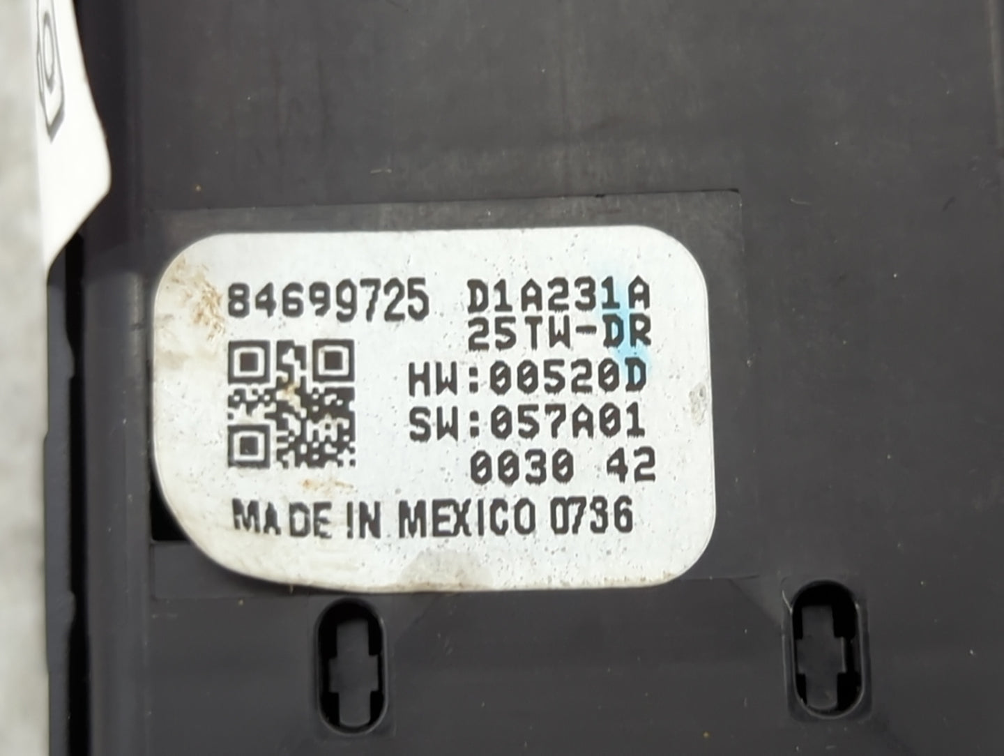 2019-2022 Chevrolet Silverado 1500 Master Power Window Switch Replacement Driver Side Left P/N:84699725 D1A231A Fits OEM Use
