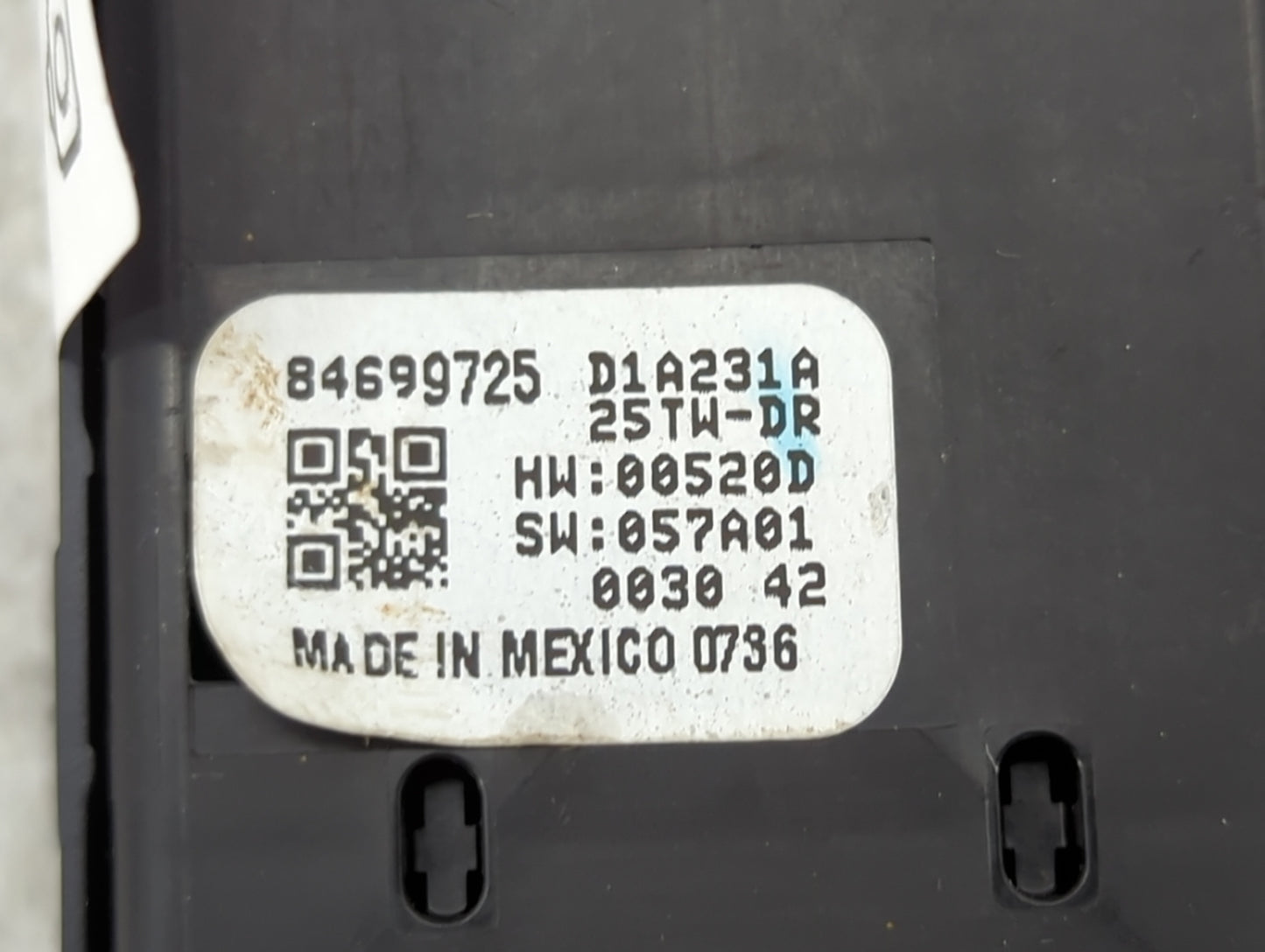 2019-2022 Chevrolet Silverado 1500 Master Power Window Switch Replacement Driver Side Left P/N:84699725 D1A231A Fits OEM Use