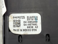 2019-2022 Chevrolet Silverado 1500 Master Power Window Switch Replacement Driver Side Left P/N:84699725 D1A231A Fits OEM Use