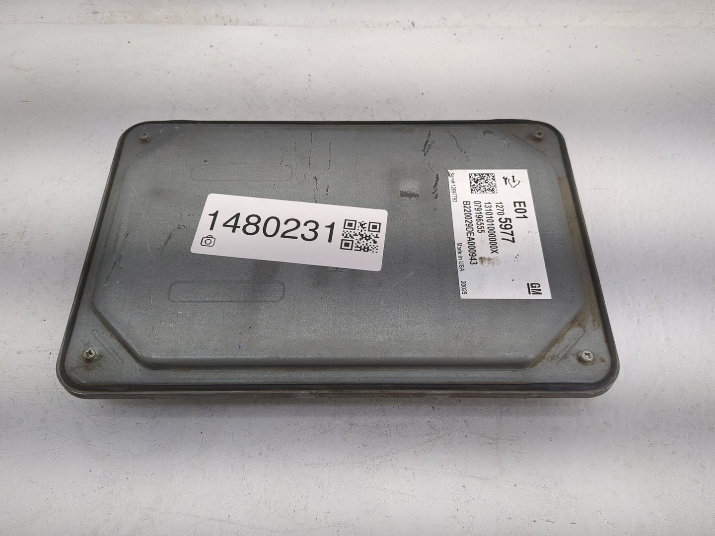 2019-2020 Chevrolet Silverado 1500 PCM Engine Control Computer ECU ECM PCU OEM P/N:12705977 1310101000000X Fits Fits 2019 20