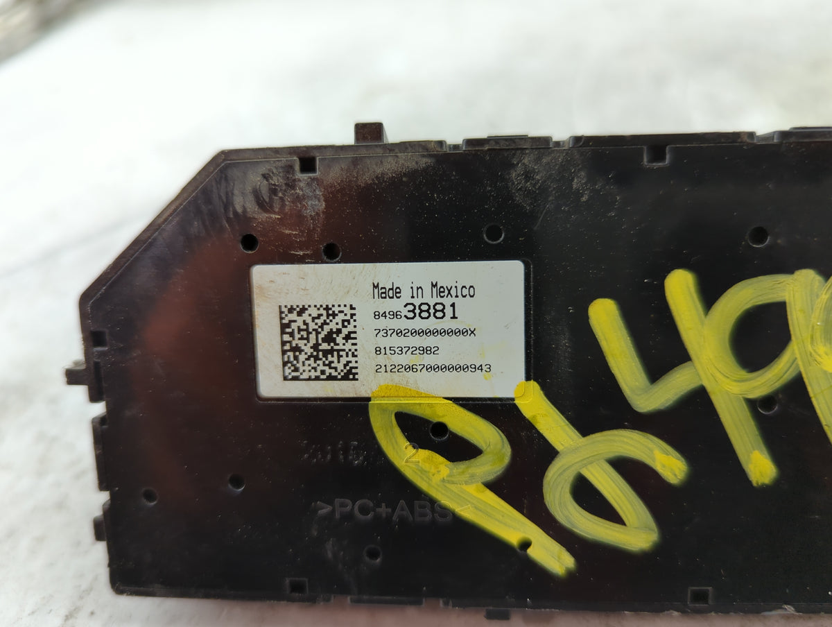 2019-2022 Chevrolet Silverado 1500 Climate Control Module Temperature AC/Heater Replacement P/N:84963881 7370200000000X Fits