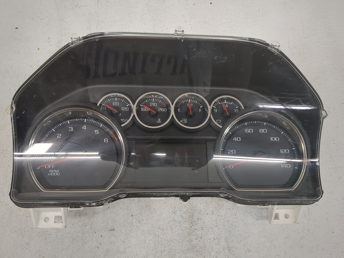 2020 Chevrolet Silverado 1500 Instrument Cluster Speedometer Gauges P/N:84785484 7110500000X, 81261079B Miles: Fits OEM Used