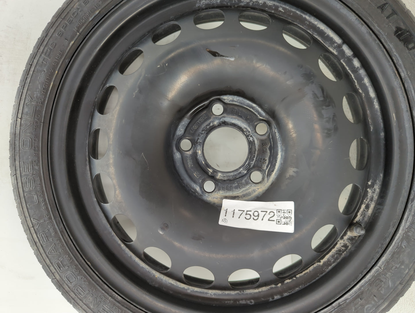 2012-2020 Chevrolet Sonic Spare Donut Tire Wheel Rim Oem - Oemusedautoparts1.com