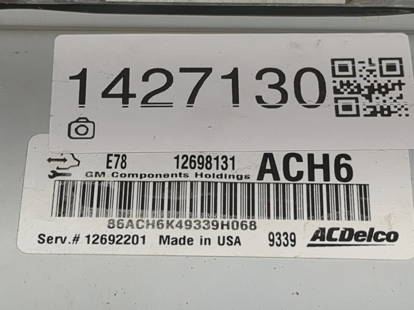 2017-2019 Chevrolet Sonic PCM Engine Control Computer ECU ECM PCU OEM P/N:12698131 12692201 Fits Fits 2017 2018 2019 2020 20