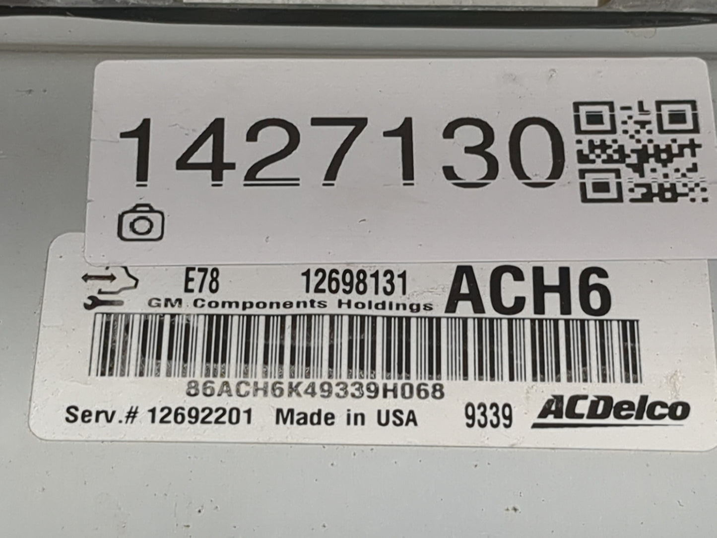 2017-2019 Chevrolet Sonic PCM Engine Control Computer ECU ECM PCU OEM P/N:12698131 12692201 Fits Fits 2017 2018 2019 2020 20