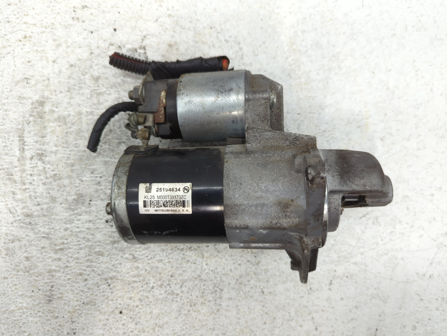 2012-2019 Chevrolet Sonic Car Starter Motor Solenoid OEM P/N:M000T39173ZC 25194634 Fits OEM Used Auto Parts - Oemusedautopar
