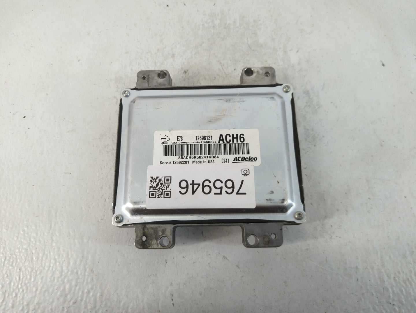 2017-2019 Chevrolet Sonic PCM Engine Control Computer ECU ECM PCU OEM P/N:12698131 E78 Fits Fits 2017 2018 2019 2020 2021 OE
