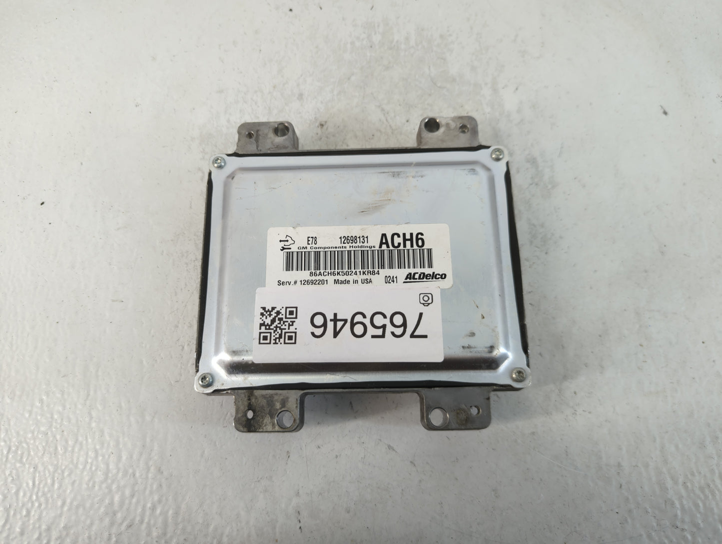 2017-2019 Chevrolet Sonic PCM Engine Control Computer ECU ECM PCU OEM P/N:12698131 E78 Fits Fits 2017 2018 2019 2020 2021 OE