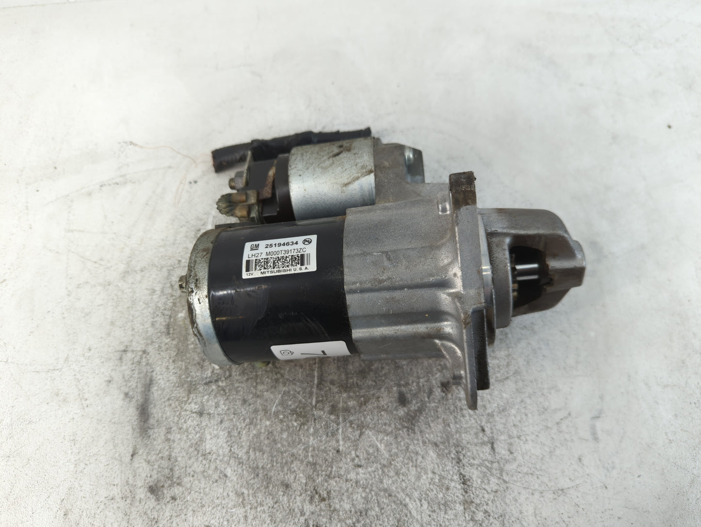 2012-2019 Chevrolet Sonic Car Starter Motor Solenoid OEM P/N:M000T39173ZC 25194634 Fits OEM Used Auto Parts - Oemusedautopar