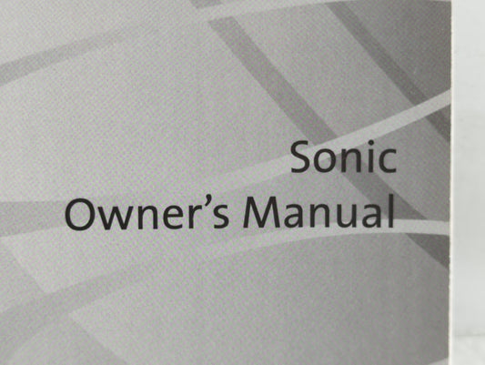 2020 Chevrolet Sonic Owners Manual Book Guide P/N:84481546 A OEM Used Auto Parts