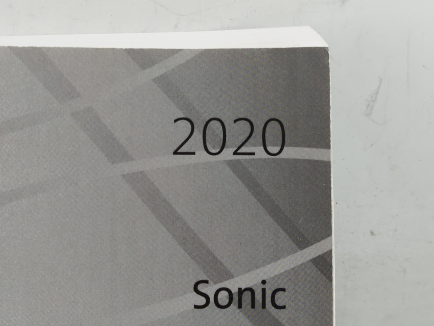 2020 Chevrolet Sonic Owners Manual Book Guide P/N:84481546 A OEM Used Auto Parts - Oemusedautoparts1.com