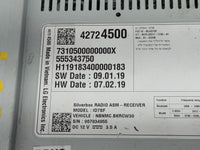2020-2022 Chevrolet Spark Radio AM FM Cd Player Receiver Replacement P/N:42724500 Fits Fits 2020 2021 2022 OEM Used Auto Par