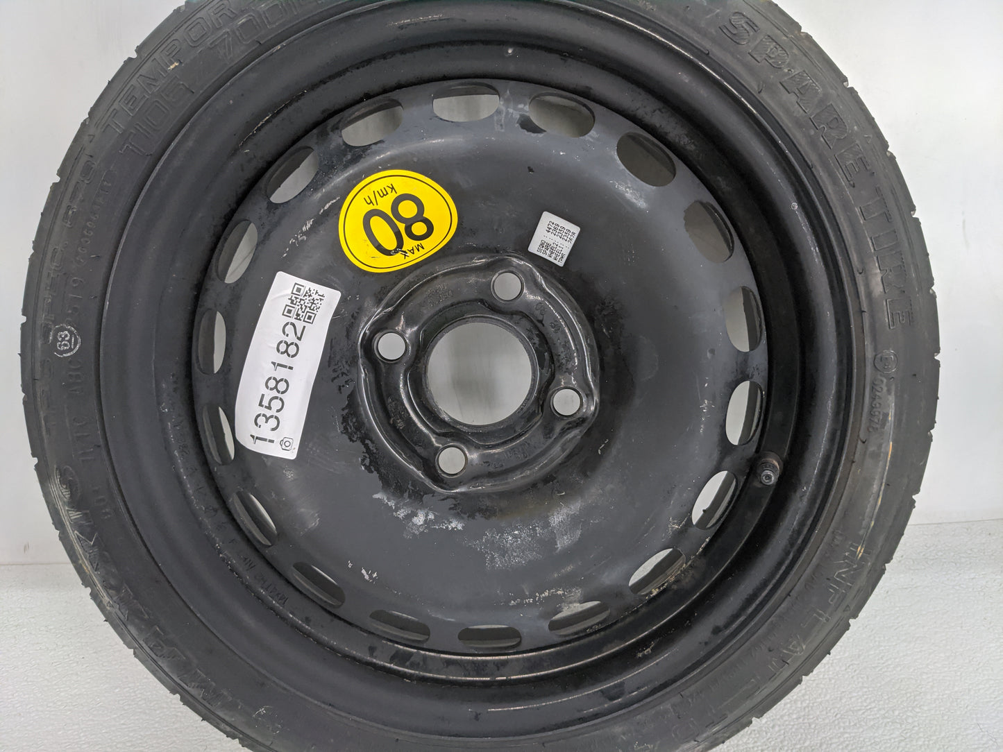 2016-2022 Chevrolet Spark Spare Donut Tire Wheel Rim Oem - Oemusedautoparts1.com