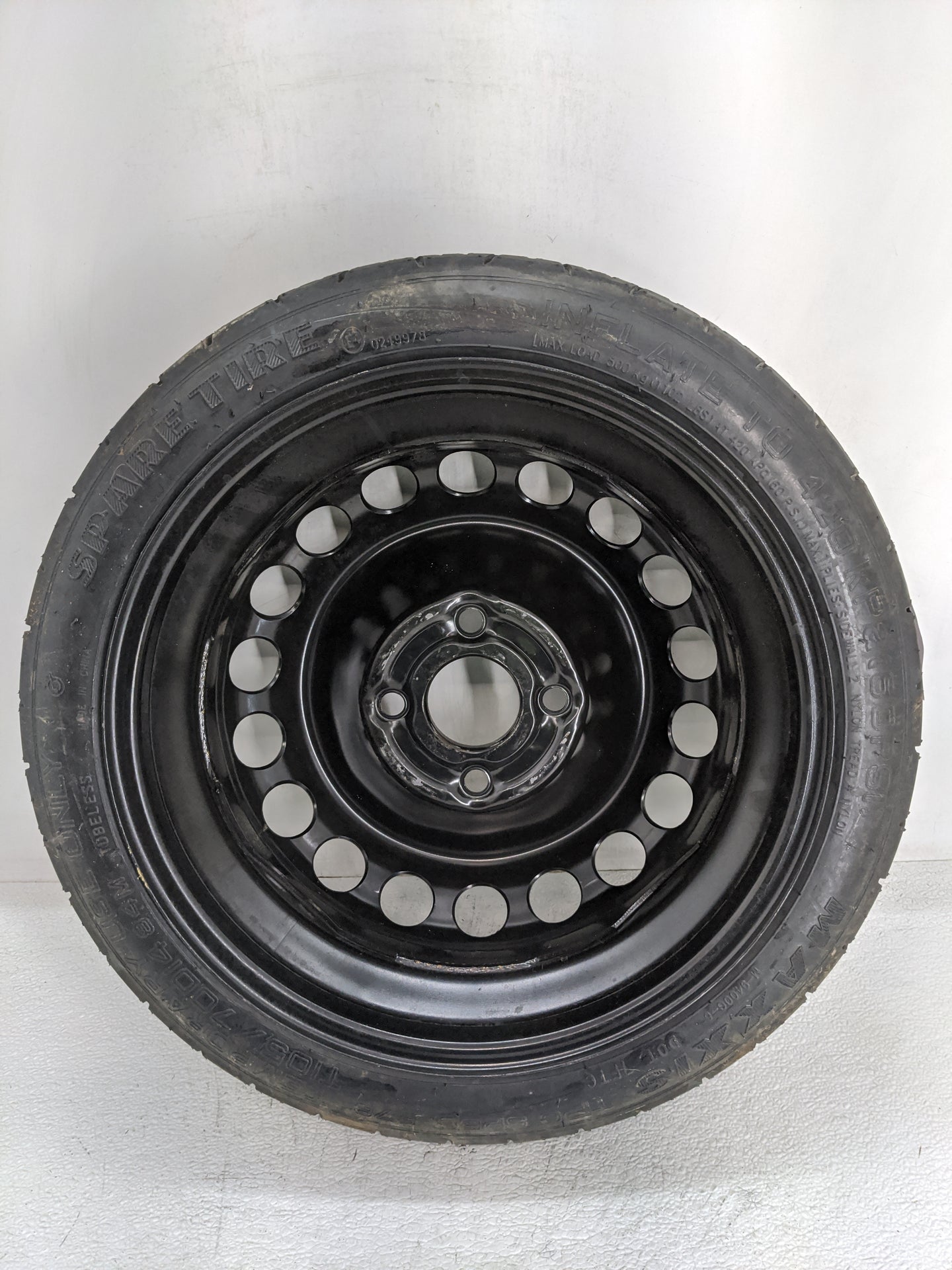 2016-2022 Chevrolet Spark Spare Donut Tire Wheel Rim Oem - Oemusedautoparts1.com