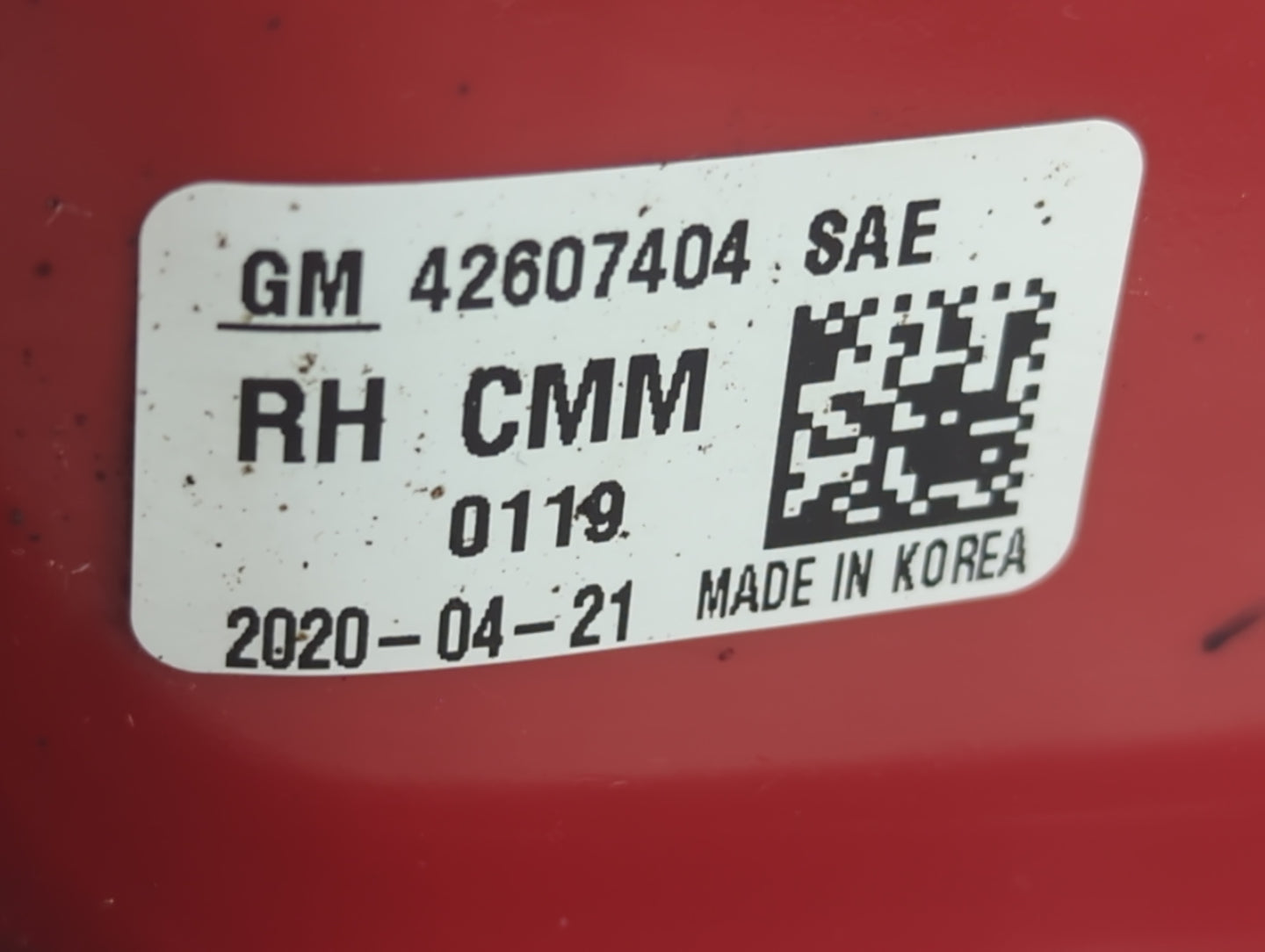 Chevrolet Spark Passenger Right Oem Head Light Headlight Lamp 1386751 - Oemusedautoparts1.com