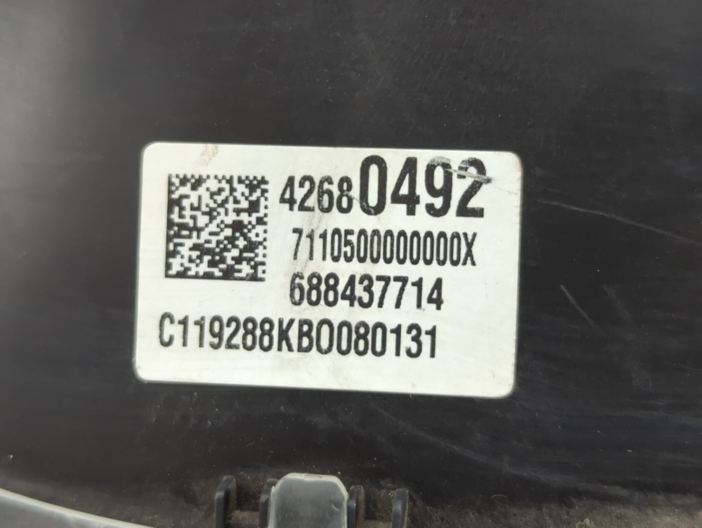 2019-2021 Chevrolet Spark Instrument Cluster Speedometer Gauges P/N:42680492 Fits Fits 2019 2020 2021 OEM Used Auto Parts - 