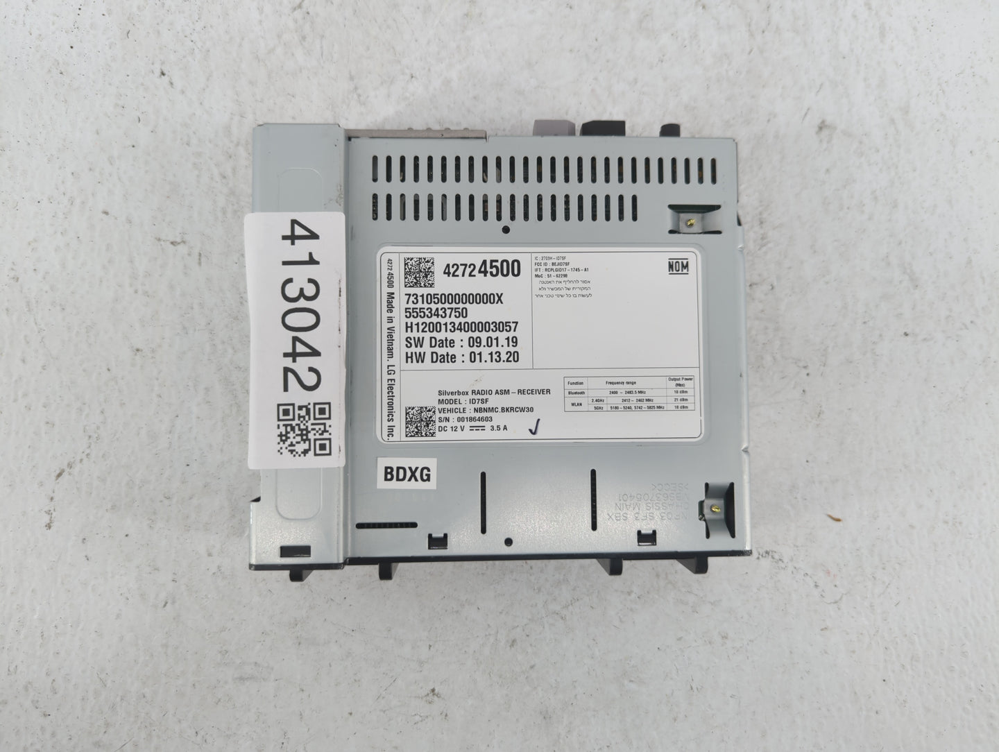 2020-2022 Chevrolet Spark Am Fm Cd Player Radio Receiver - Oemusedautoparts1.com