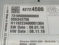 2020-2022 Chevrolet Spark Radio AM FM Cd Player Receiver Replacement P/N:42724500 Fits Fits 2020 2021 2022 OEM Used Auto Par