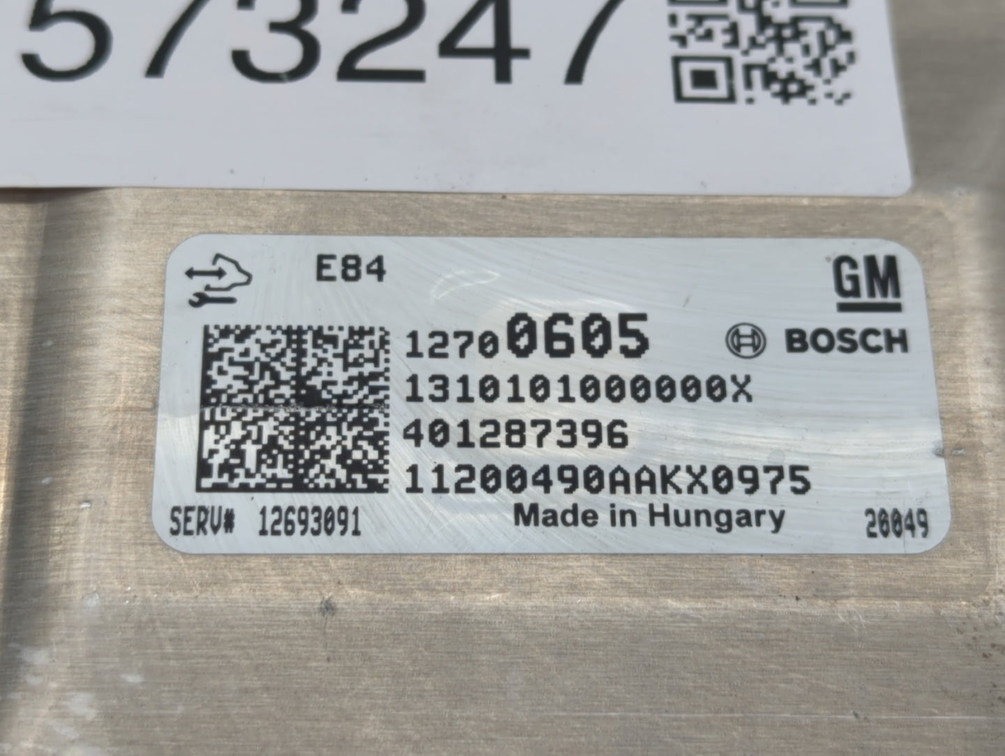 2019-2022 Chevrolet Spark PCM Engine Control Computer ECU ECM PCU OEM P/N:12700605 Fits Fits 2019 2020 2021 2022 OEM Used Au