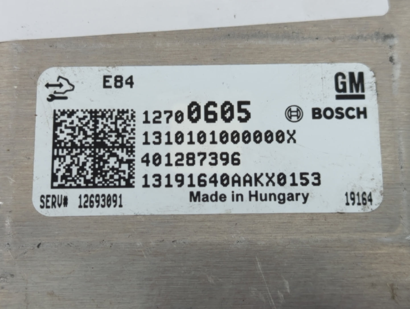 2019-2022 Chevrolet Spark PCM Engine Control Computer ECU ECM PCU OEM P/N:12700605 Fits Fits 2019 2020 2021 2022 OEM Used Au