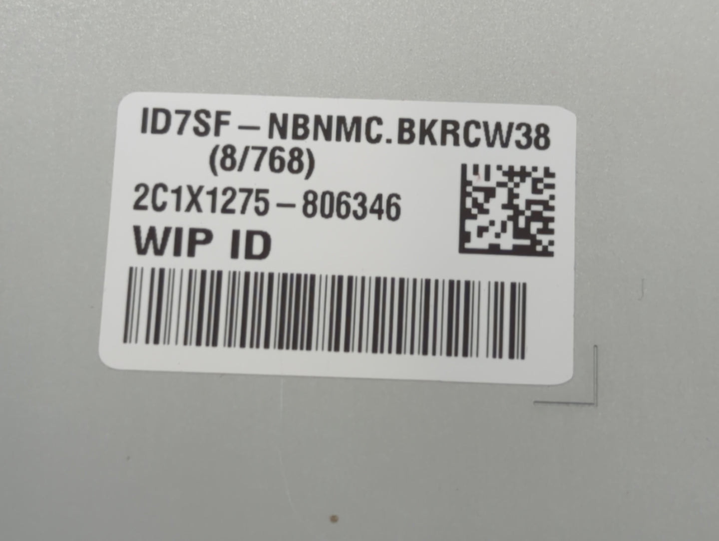 2020-2022 Chevrolet Spark Radio AM FM Cd Player Receiver Replacement P/N:42724500 Fits Fits 2020 2021 2022 OEM Used Auto Par