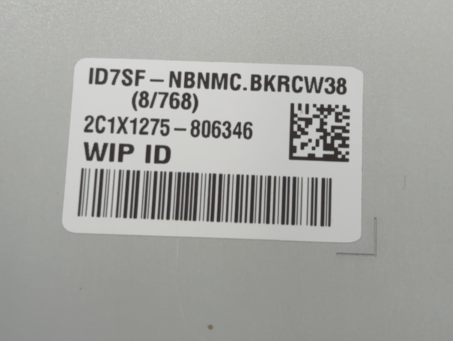 2020-2022 Chevrolet Spark Radio AM FM Cd Player Receiver Replacement P/N:42724500 Fits Fits 2020 2021 2022 OEM Used Auto Par
