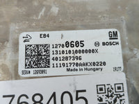 2019-2022 Chevrolet Spark PCM Engine Control Computer ECU ECM PCU OEM P/N:12700605 Fits Fits 2019 2020 2021 2022 OEM Used Au