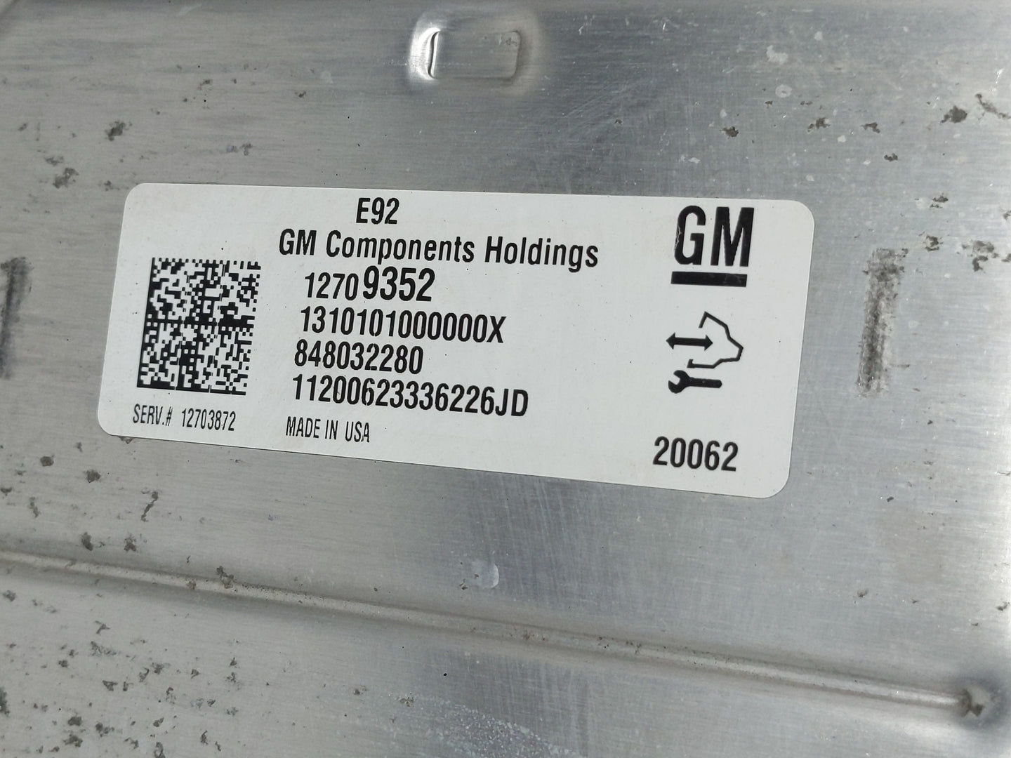 2019-2020 Chevrolet Tahoe PCM Engine Control Computer ECU ECM PCU OEM P/N:12709352 Fits Fits 2018 2019 2020 2021 OEM Used Au