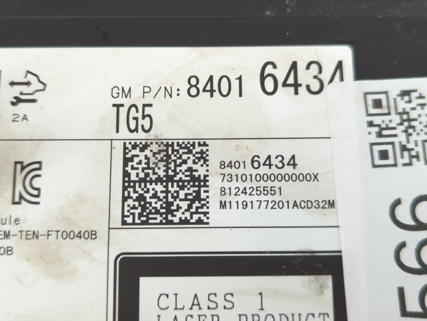 2016-2020 Chevrolet Tahoe Radio AM FM Cd Player Receiver Replacement P/N:84016434 Fits Fits 2016 2017 2018 2019 2020 OEM Use