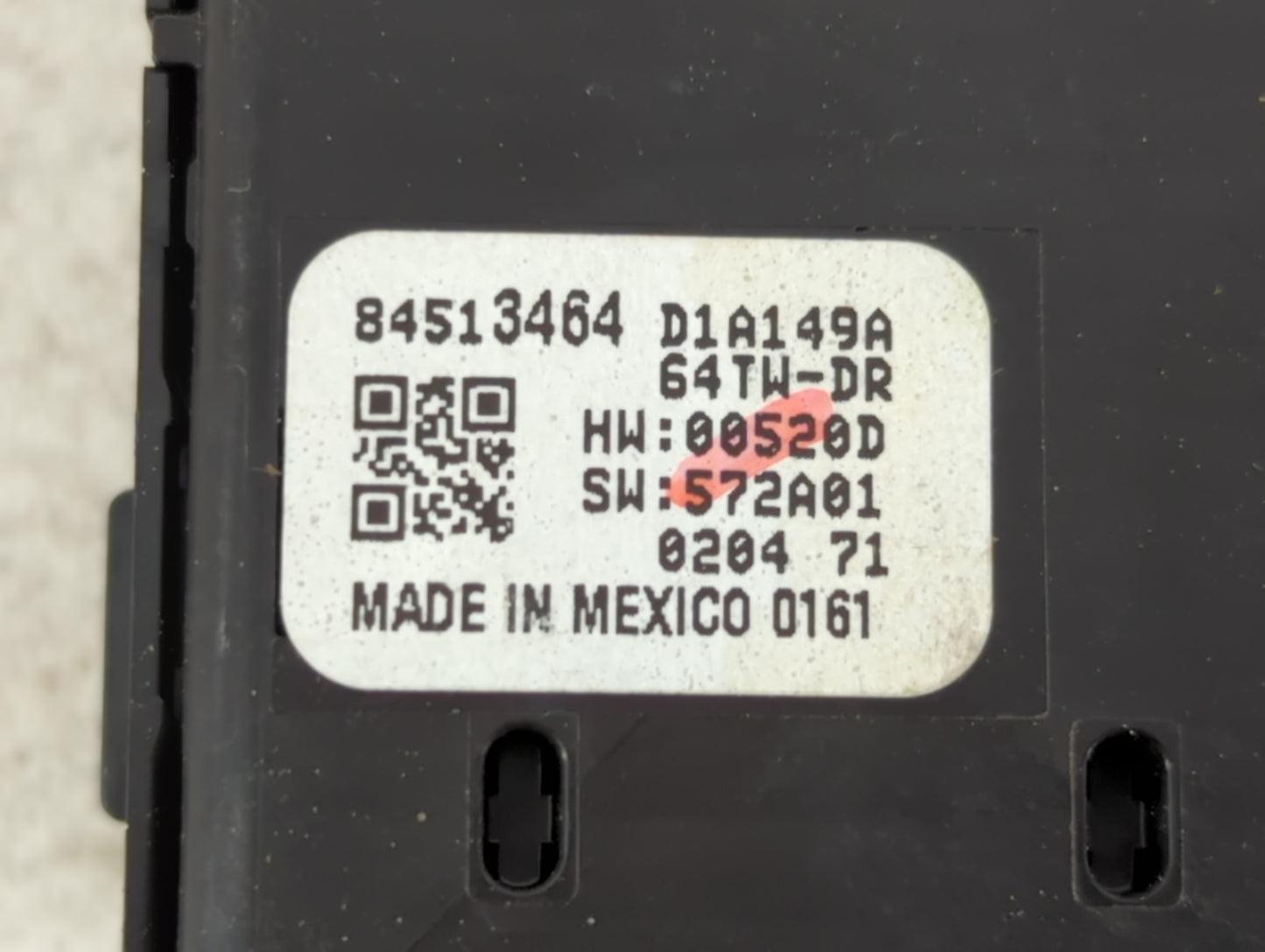 2020 Chevrolet Traverse Master Power Window Switch Replacement Driver Side Left P/N:84513464 Fits OEM Used Auto Parts - Oemu