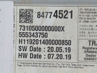 2021-2022 Chevrolet Traverse Radio AM FM Cd Player Receiver Replacement P/N:84774521 Fits Fits 2021 2022 OEM Used Auto Parts