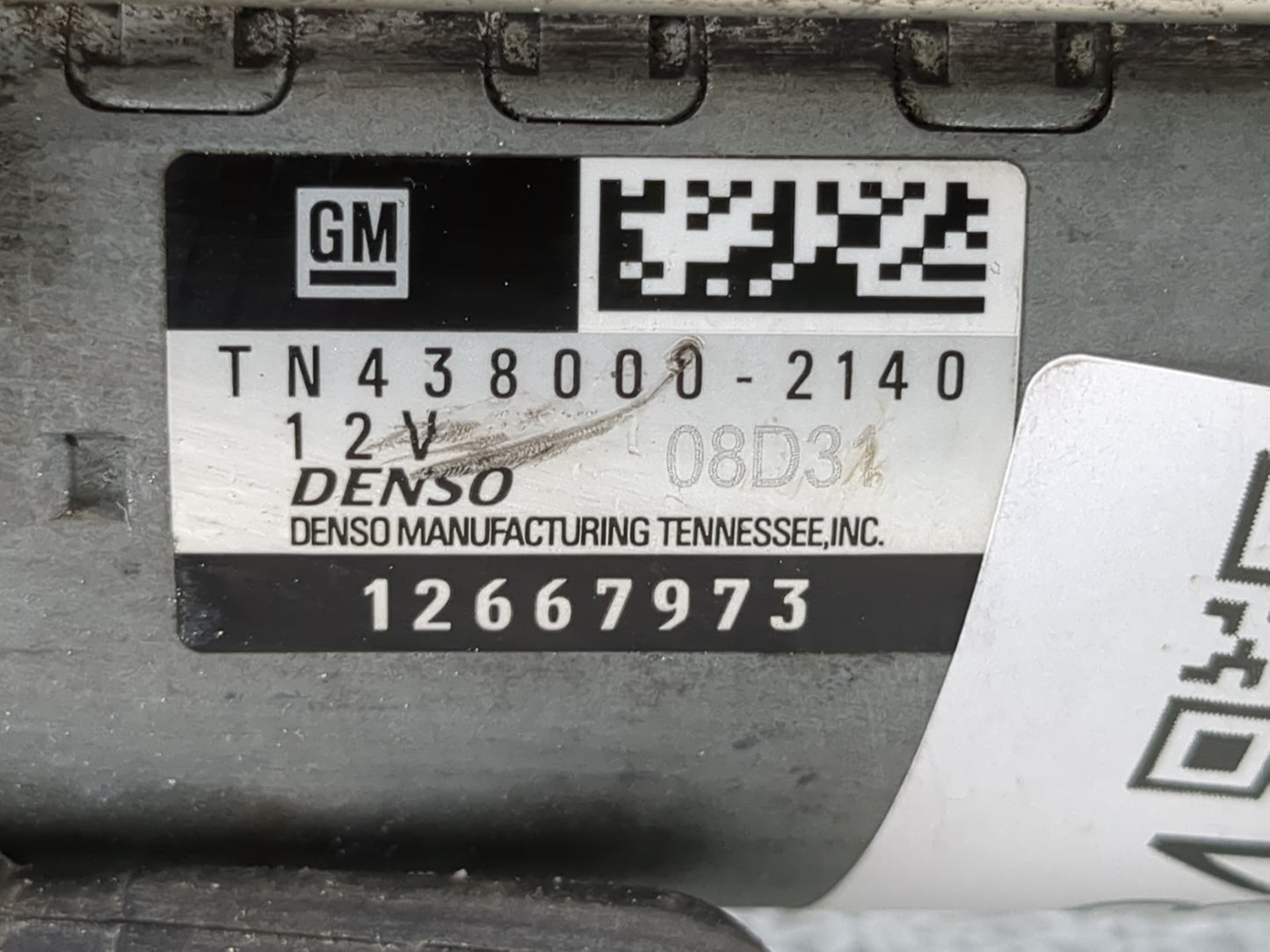 2018-2022 Chevrolet Traverse Car Starter Motor Solenoid OEM P/N:12667973 TN438000-2140 Fits OEM Used Auto Parts - Oemusedaut