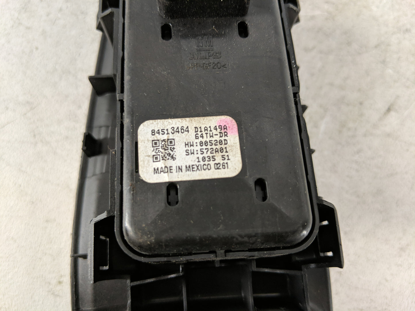 2018-2022 Chevrolet Traverse Master Power Window Switch Replacement Driver Side Left P/N:84512940 Fits OEM Used Auto Parts -