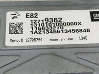 2018-2022 Chevrolet Traverse PCM Engine Control Computer ECU ECM PCU OEM P/N:039045703 12697045 Fits OEM Used Auto Parts - O